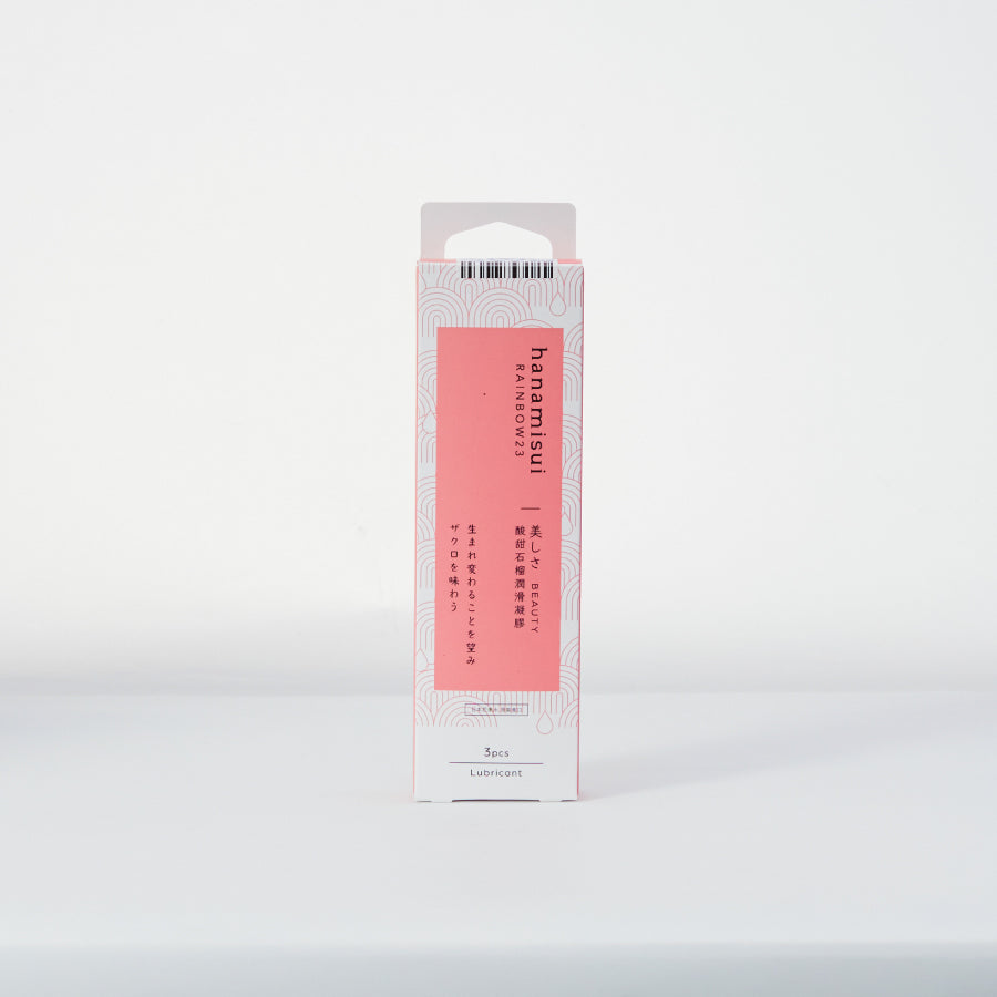 [HANAMISUI] Gel Bôi Trơn Vị Quả Lựu (có thể nuốt) (1 hộp 3 tuýp)